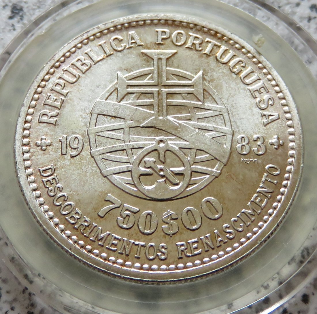  Portugal 750 Escudos 1983   