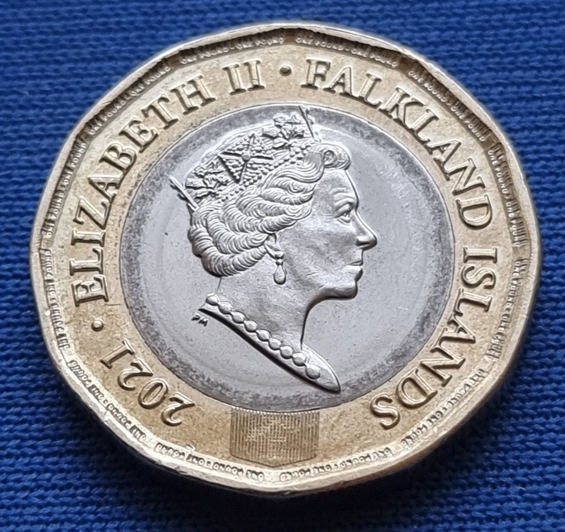  17055(3) 1 Pound (Falkland-Inseln) 2021 in UNC .................................. von Berlin_coins   