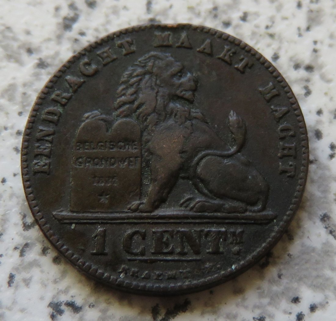  Belgien 1 Centime 1887   