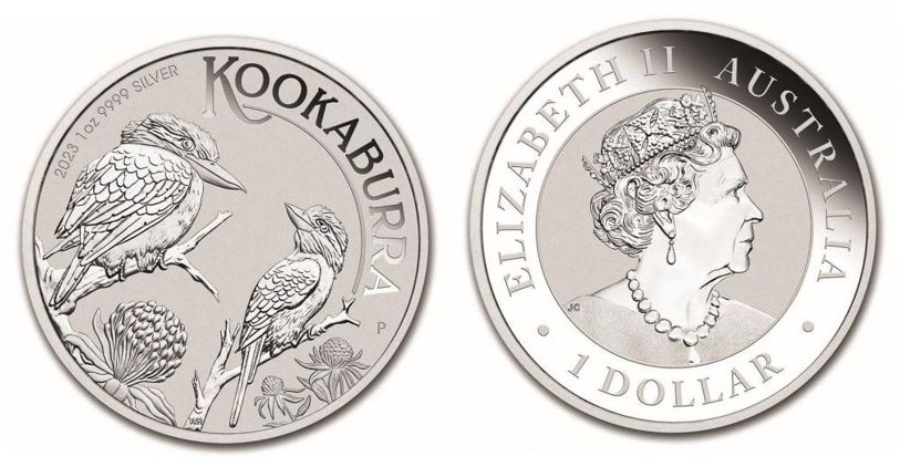  - kirofa- AUSTRALIEN 1$ - 2023 - KOOKABURRA - 1 oz Silber 99.9%. Mit Originalkapsel   