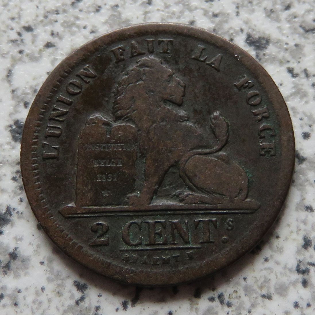  Belgien 2 Centimes 1834   
