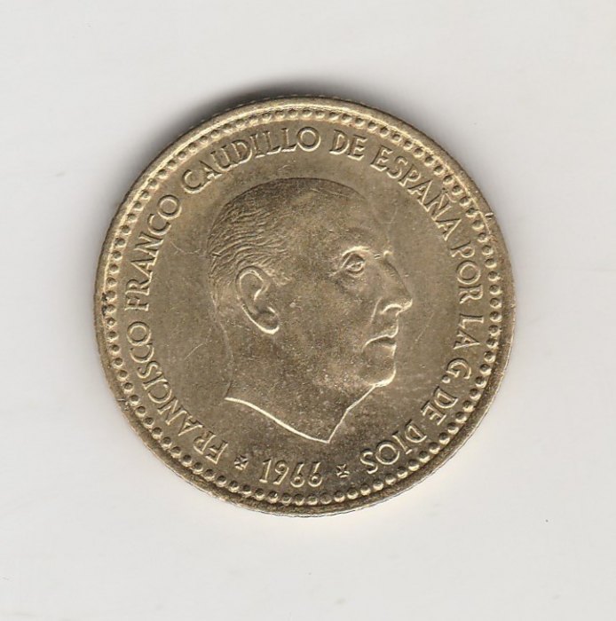  1 Peseta 1966 *1974* ( M907 )   