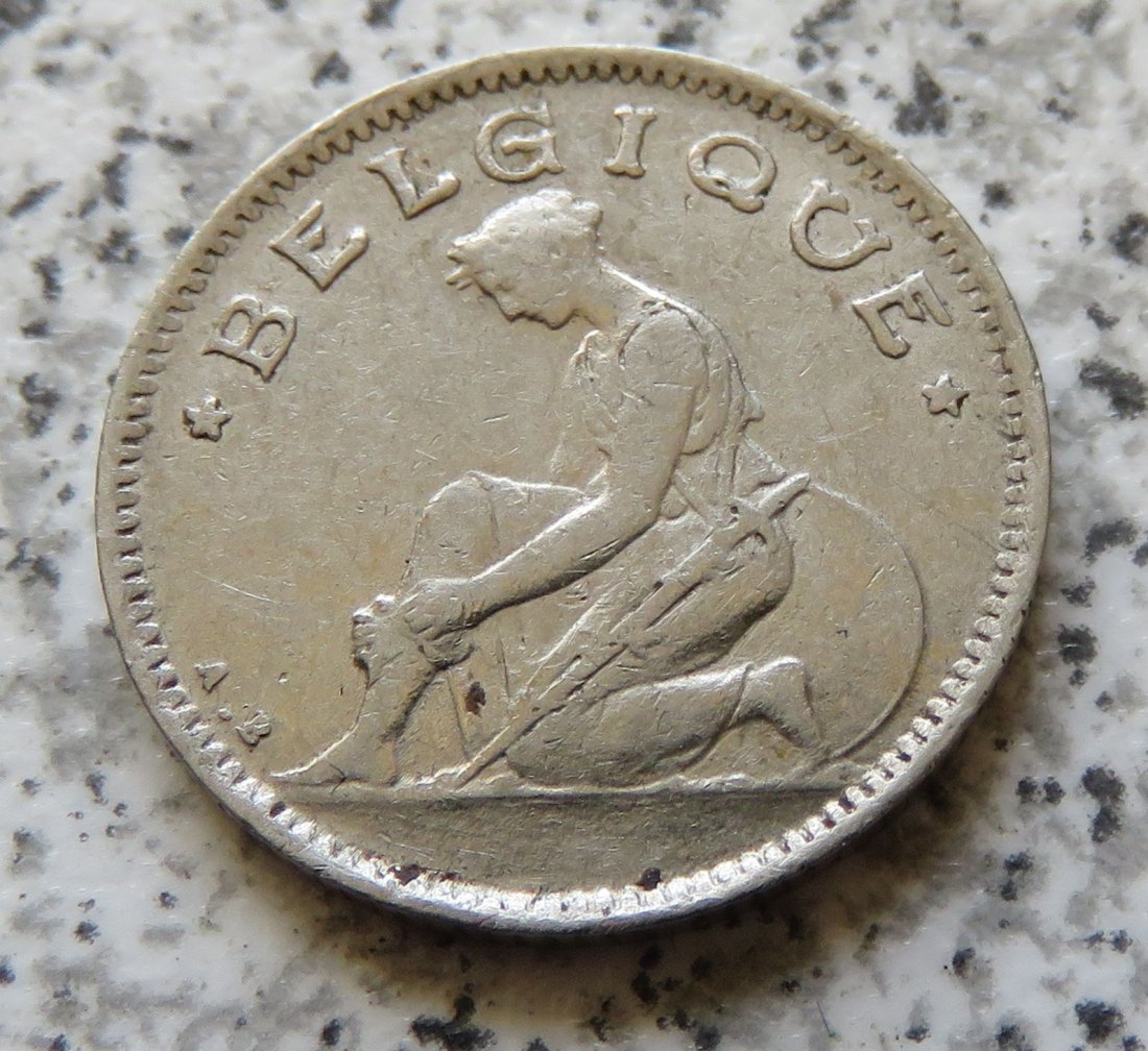  Belgien 50 Centimes 1927, fr   