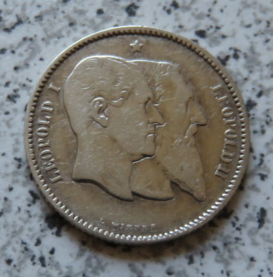  Belgien 1 Franc 1880   