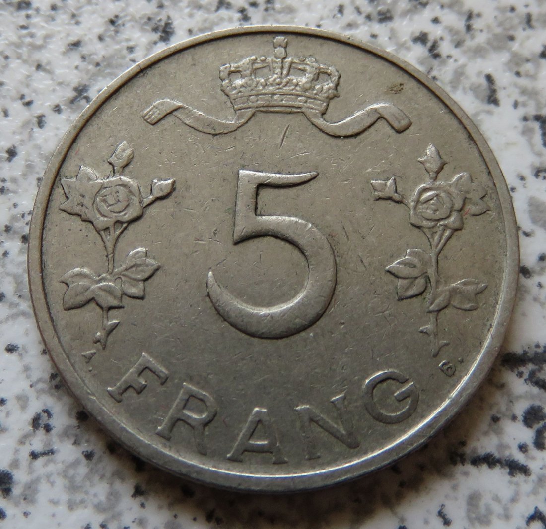  Luxemburg 5 Francs 1949   