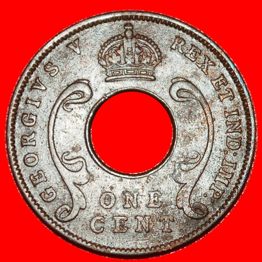  * GREAT BRITAIN (1922-1935): EAST AFRICA ★ 1 CENT 1930! GEORGE V (1911-1936)★LOW START★ NO RESERVE!   