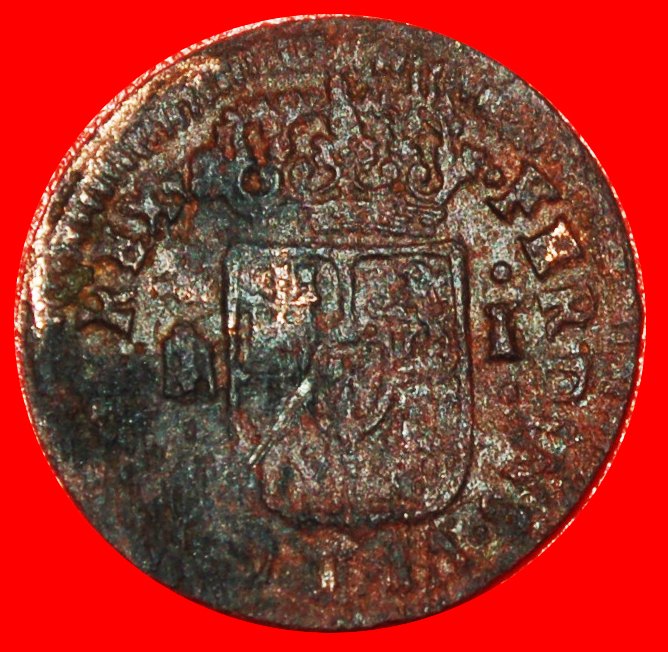  * LION (1746-1747): SPAIN ★ 1 MARAVEDI 1747! FERDINAND VI (1746-1759) LOW START ★ NO RESERVE!   