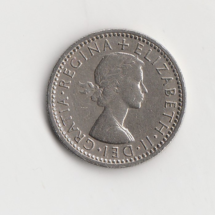  6 Pence Großbritannien 1956 (M916)   