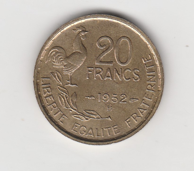  20 Francs Frankreich 1952 B  (M921)   