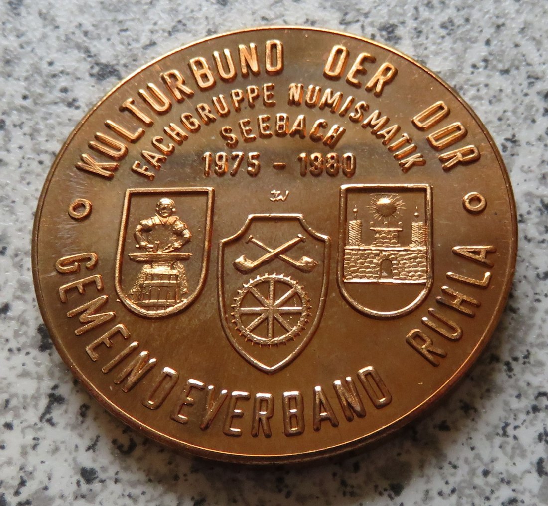  Joachim Wabersich: Dr. Theodor Neubauer / FG Numismatik Seebach im Gemeindeverband Ruhla 1980   