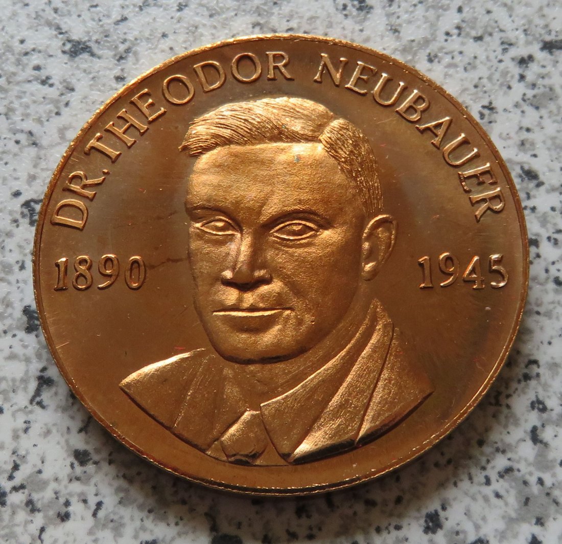  Joachim Wabersich: Dr. Theodor Neubauer / FG Numismatik Seebach im Gemeindeverband Ruhla 1980   