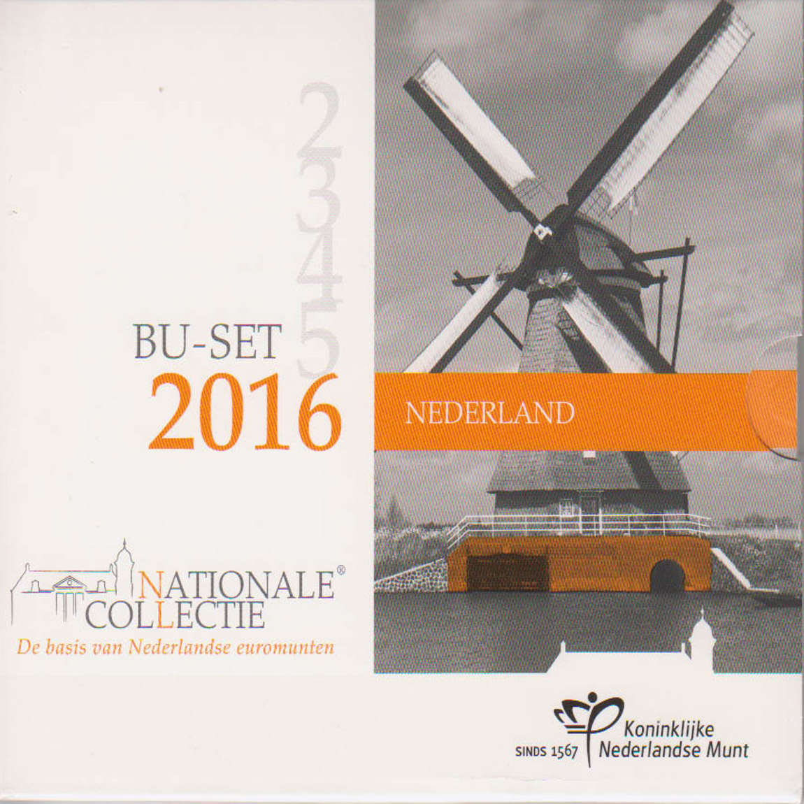  Offiz. Euro-KMS Niederlande *Nationale Collectie - Wissenschaft* 2016   