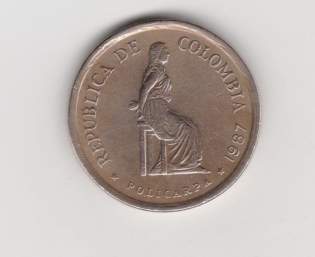 5 Peso Kolumbien 1987 (M931)