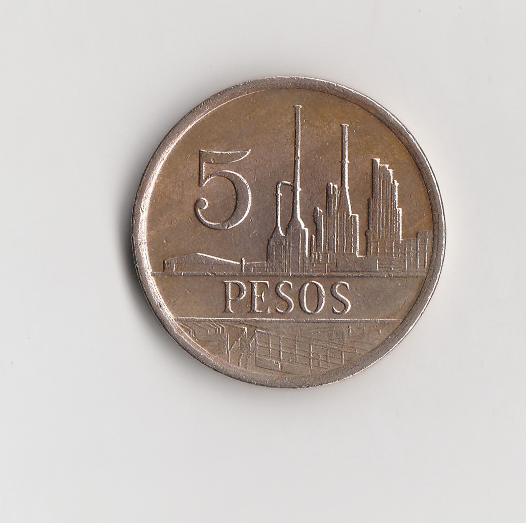  5 Peso Kolumbien 1987  (M931)   
