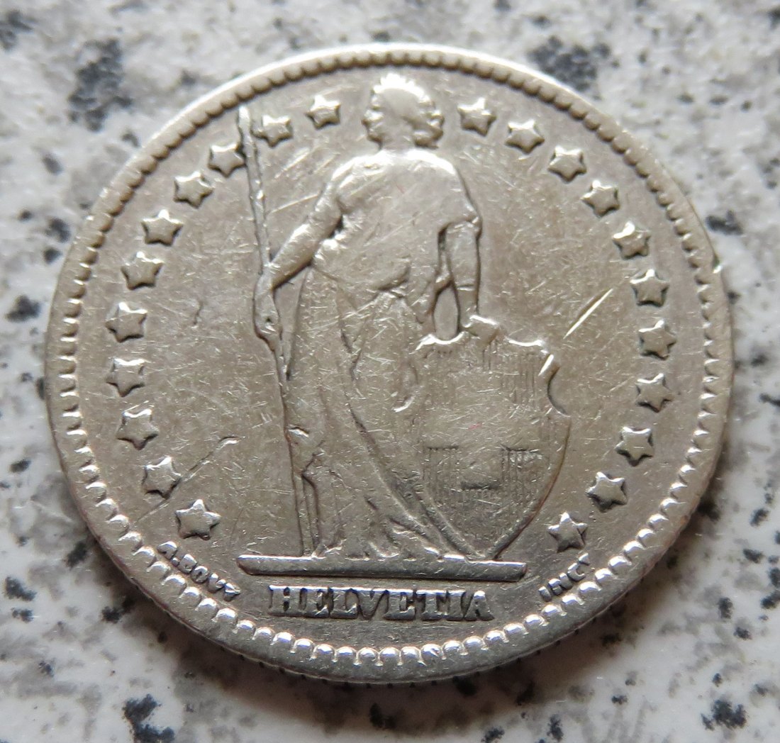  Schweiz 1 Franken 1910   