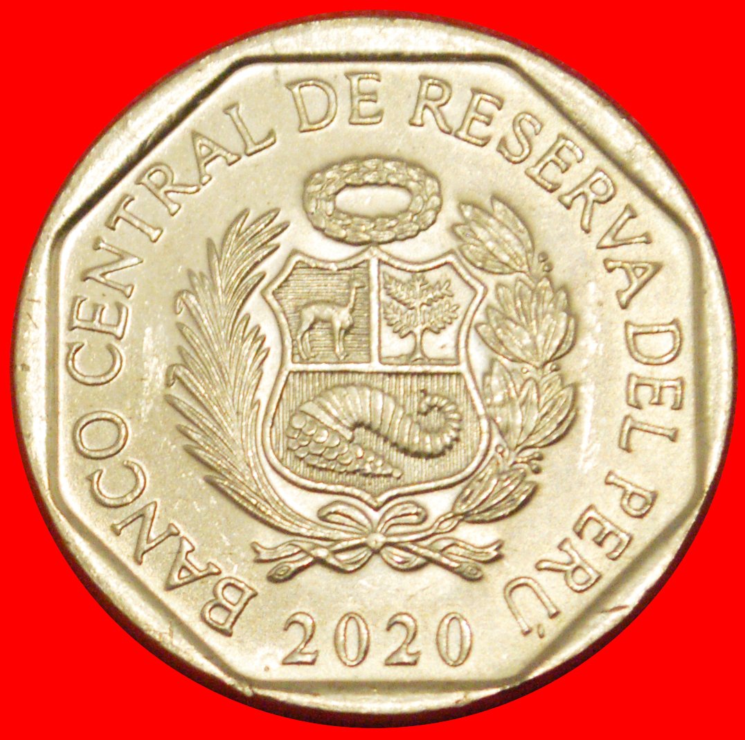  * INDEPENDENCE 1821-2021: PERU ★ 1 SOL 2020 ERROR PORTRAIT UNC MINT LUSTRE! LOW START ★ NO RESERVE!   