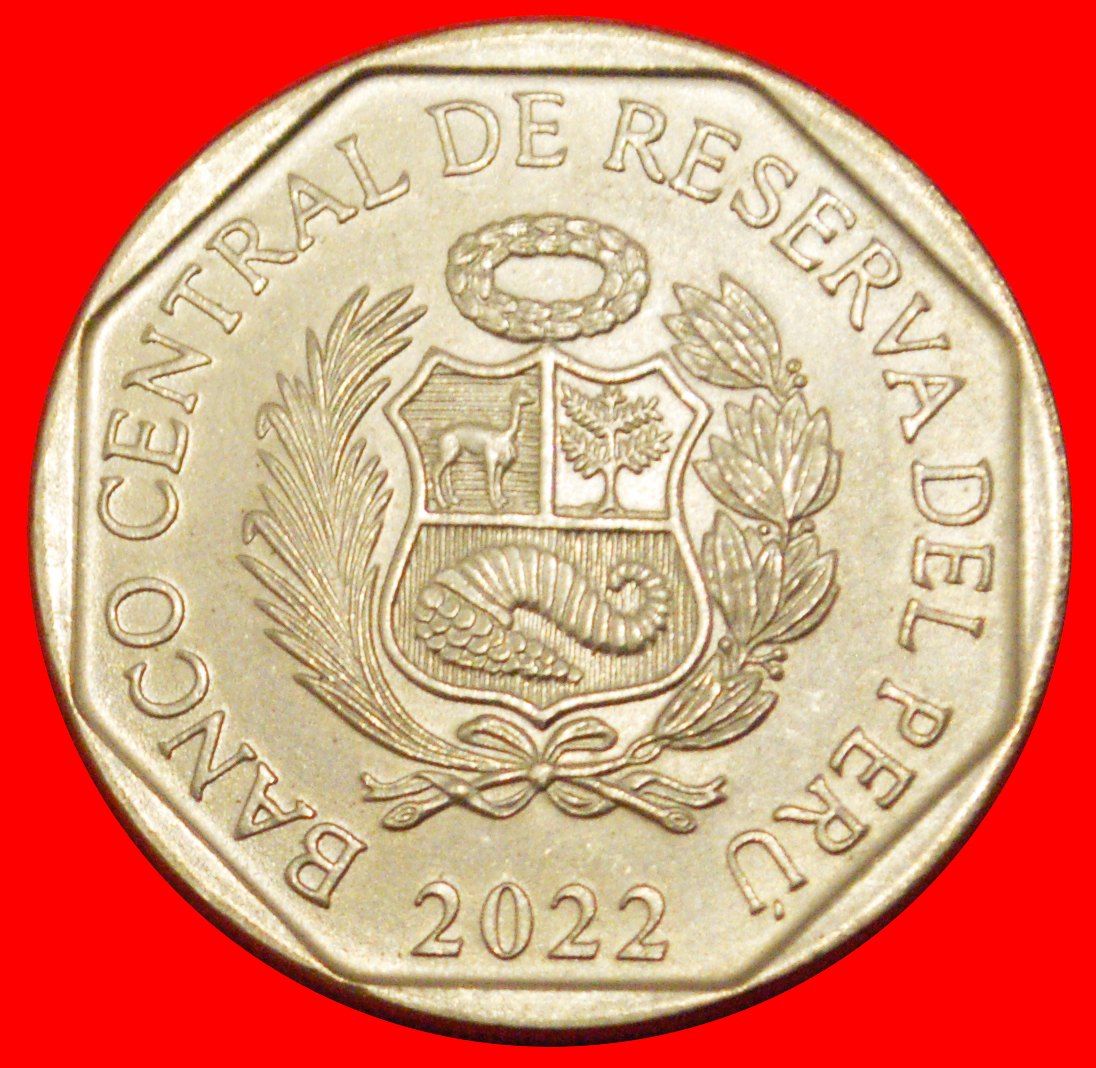  * UNABHÄNGIGKEIT 1821-2021: PERU ★ 1 SOL 2022 VIDAURRE (1773-1841)! STG STEMPELGLANZ★OHNE VORBEHALT!   