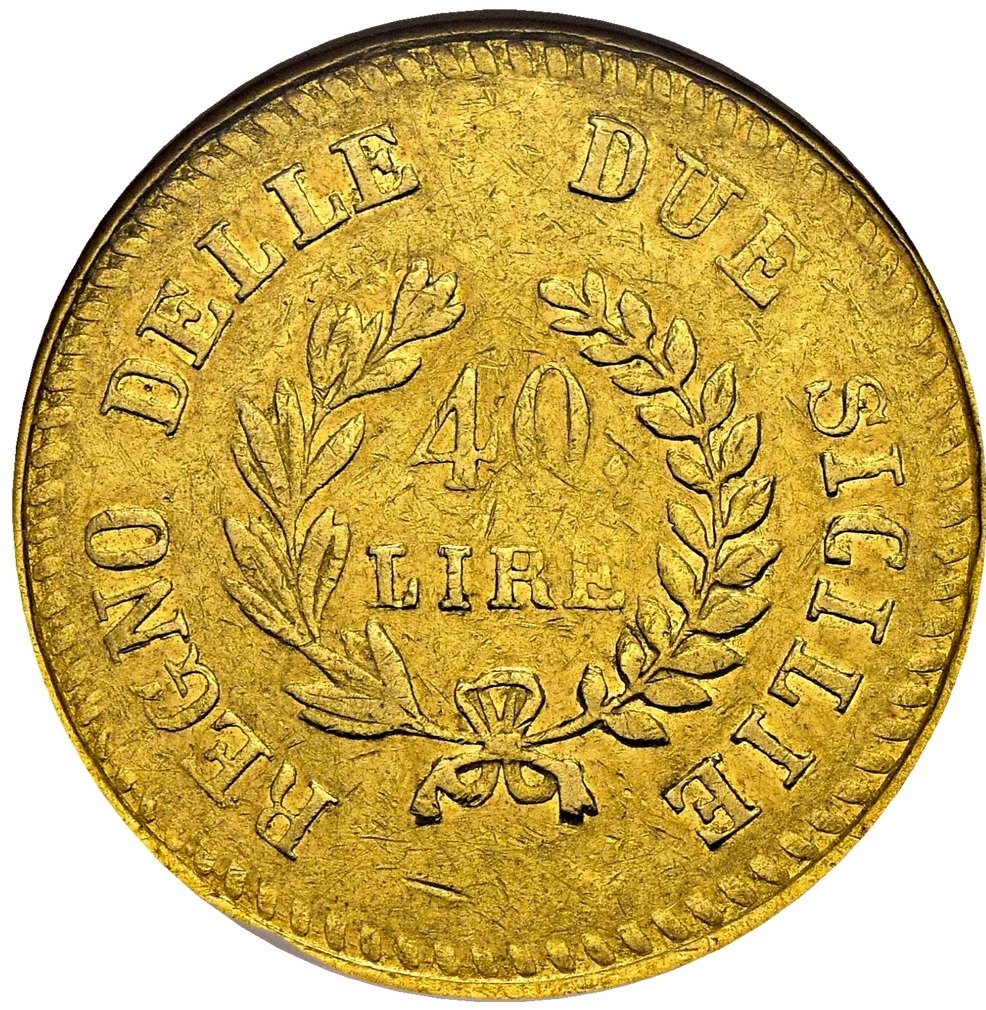  Italien Neapel & Sizilien 40 Lire 1813 | NGC XF40 | Gioacchino Napoleone   