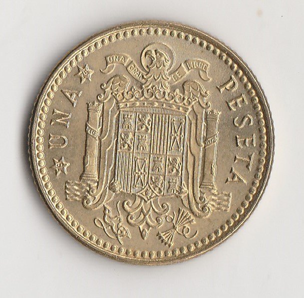  1 Peseta Spanien 1975 *76* (M940)   