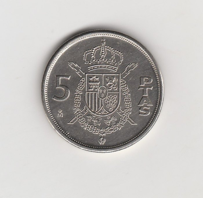 5 Pesetas Spanien 1989 (M941)