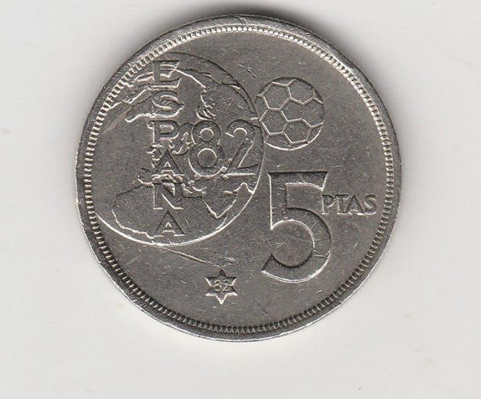 5 Pesetas Spanien 1980 *82* (M942)