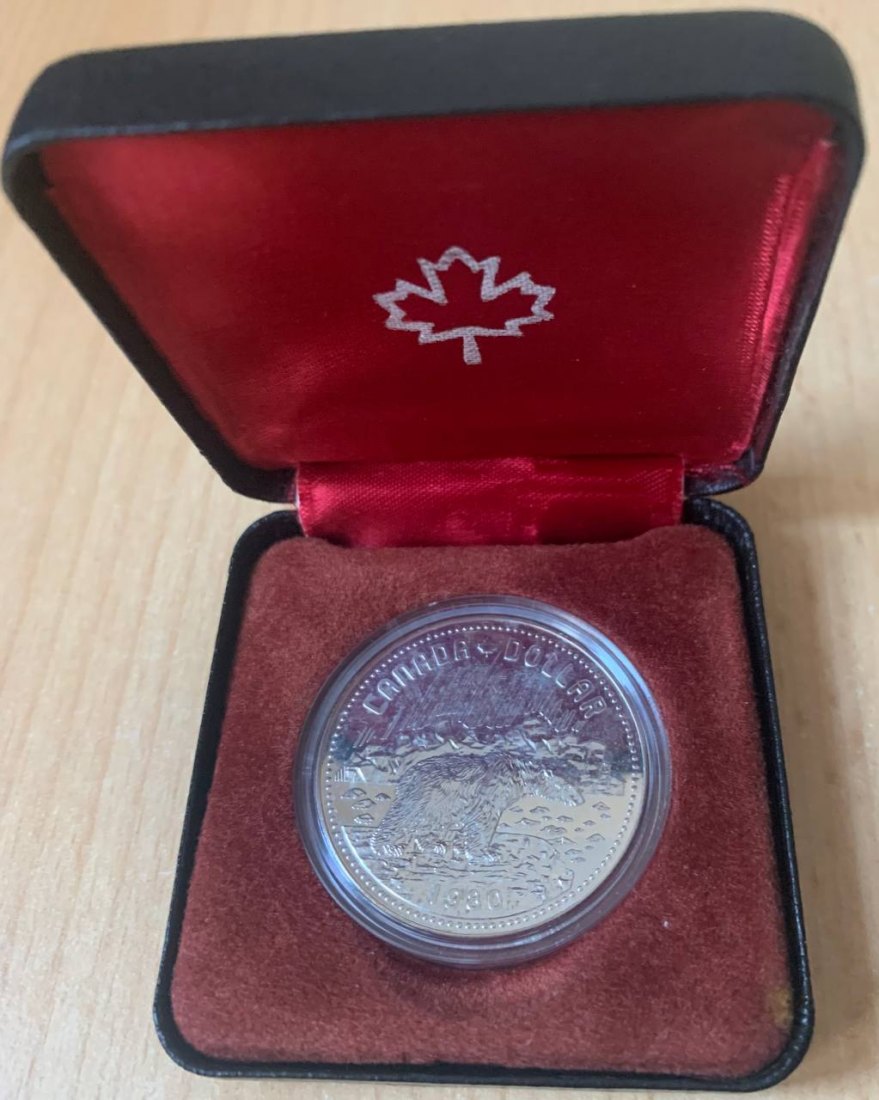  Canada 1$ 1980 PROOF Polar Bear BOX   