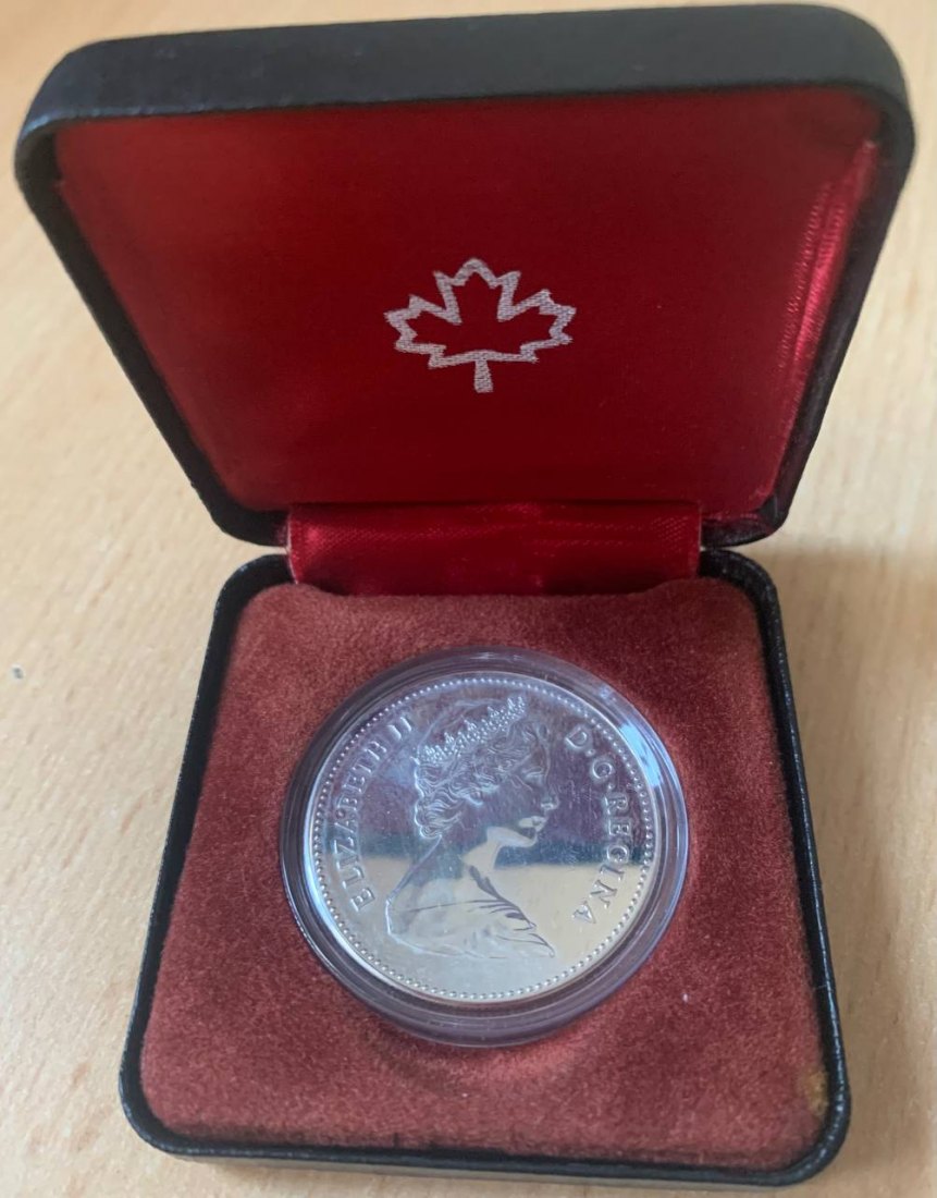  Canada 1$ 1980 PROOF Polar Bear BOX   