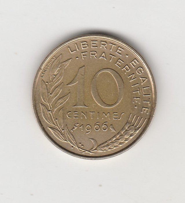  10 Centimes Frankreich 1966 (M945)   