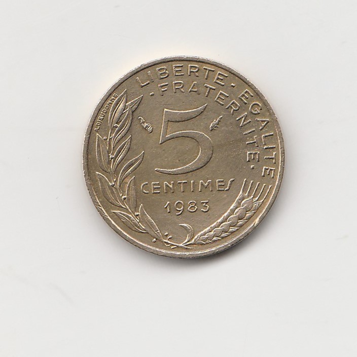  5 Centimes Frankreich 1983 (M950)   