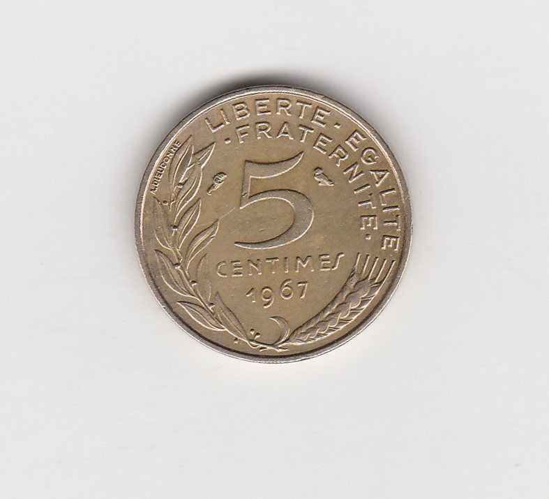  5 Centimes Frankreich 1967 (M951)   