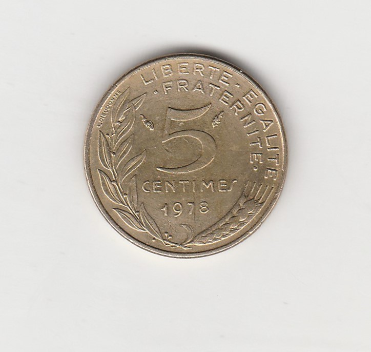  5 Centimes Frankreich 1978 (M953)   