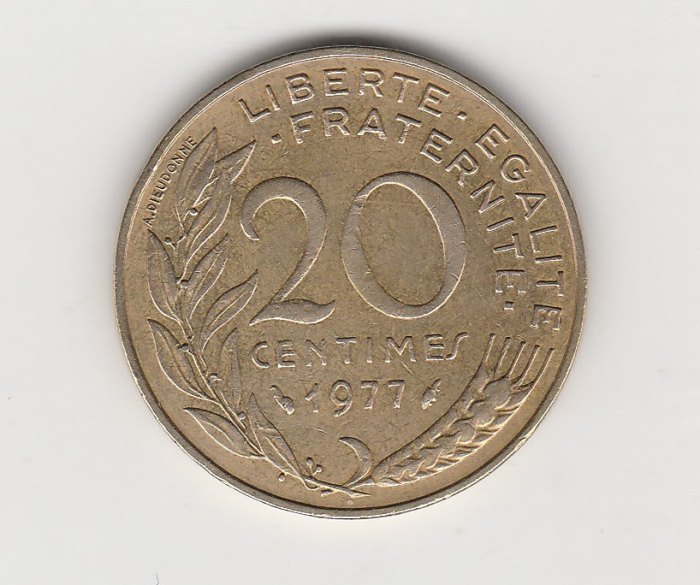  20 Centimes Frankreich 1977 (M955)   