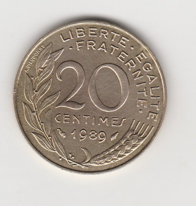  20 Centimes Frankreich 1989 (M958)   