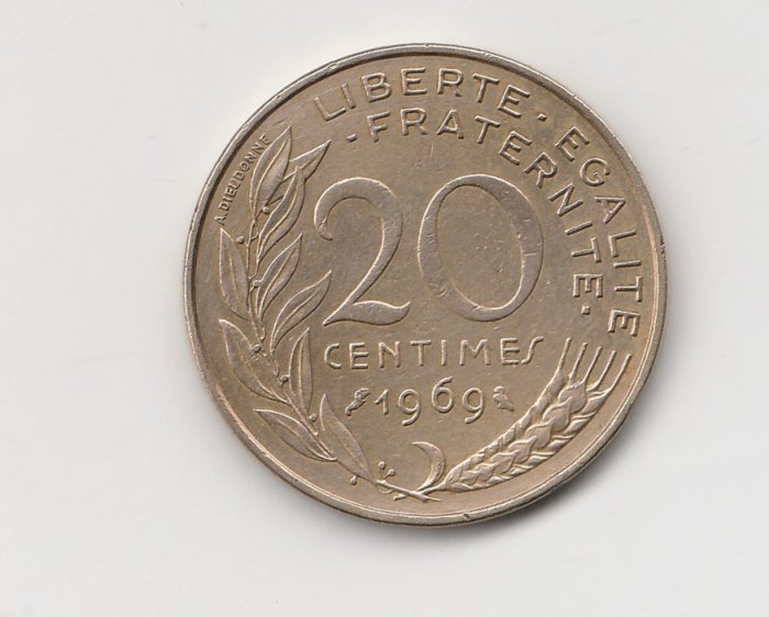  20 Centimes Frankreich 1969 (M959)   