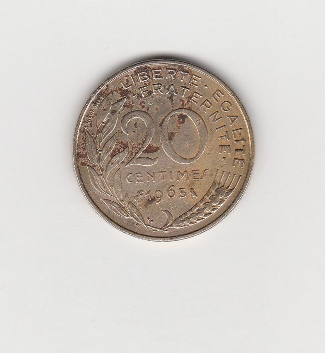  20 Centimes Frankreich 1965 (M961)   