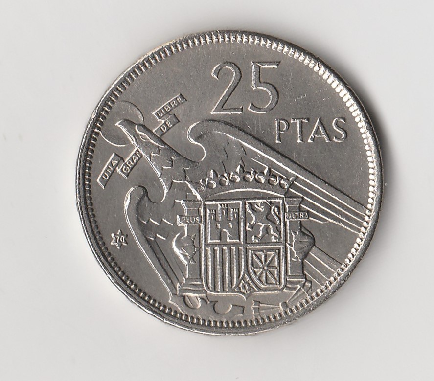  25 Pesetas Spanien 1957*70* ( M962 )   