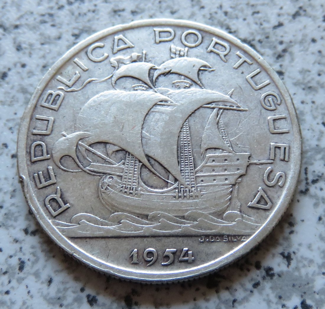  Portugal 10 Escudos 1954   