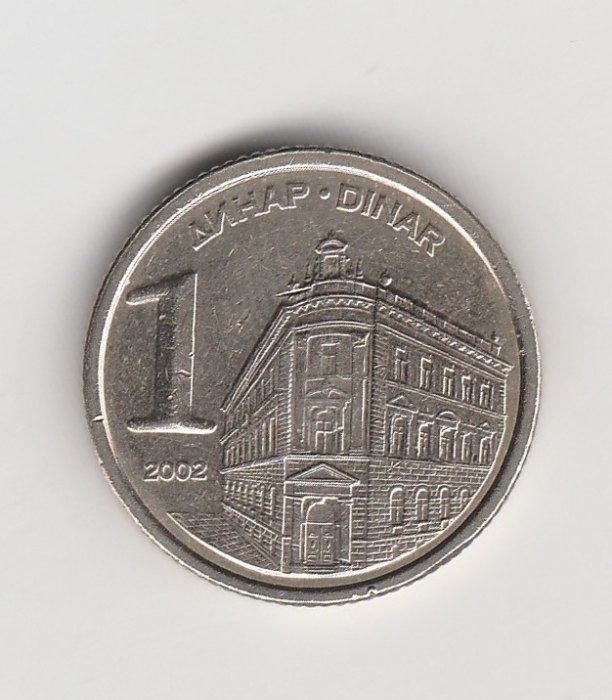  1 Dinar Jugoslawien 2002 (M964)   