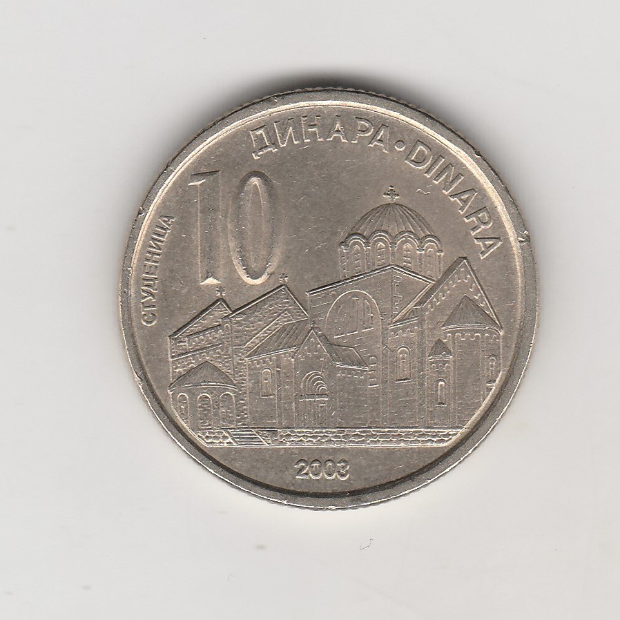  10 Dinar  Republik Serbien 2003 (M971)   