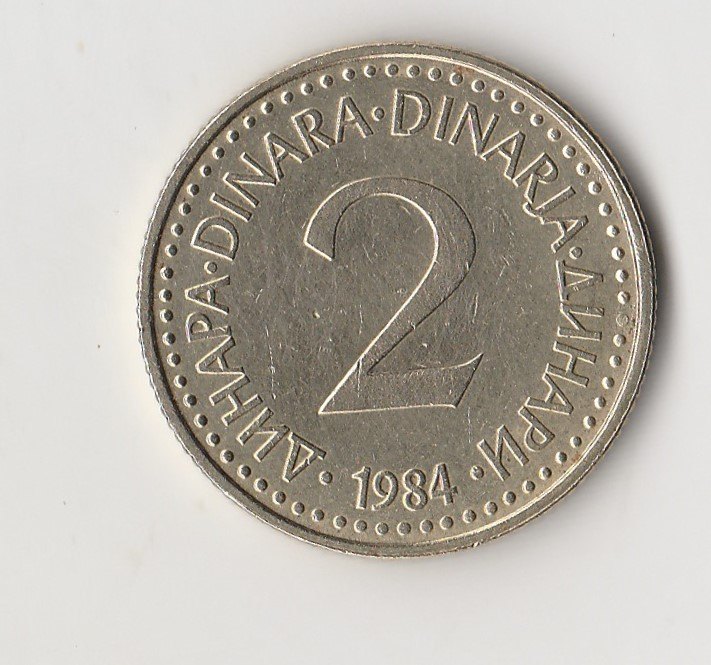  2 Dinara Jugoslawien 1984 (M972)   