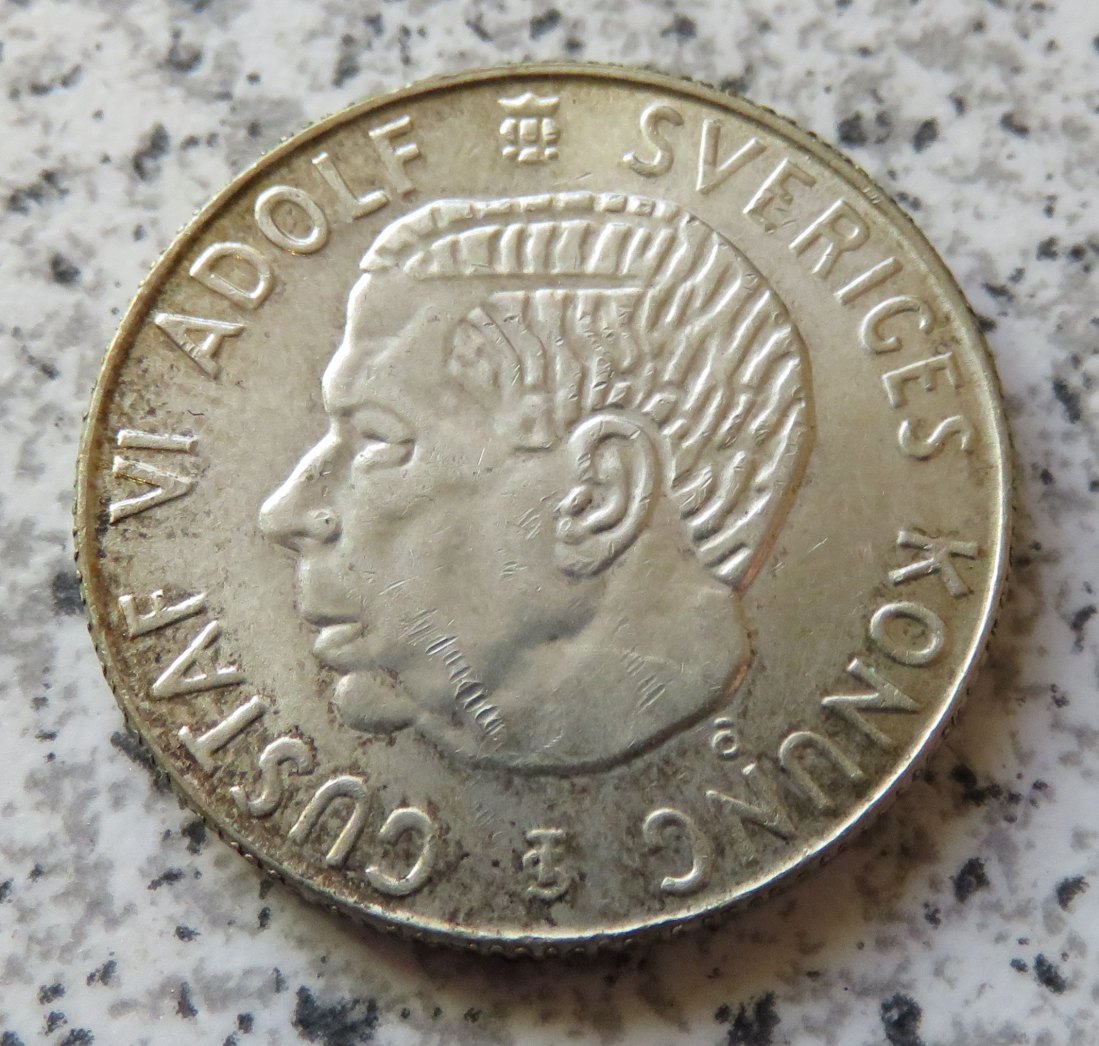  Schweden 1 Krona 1957   