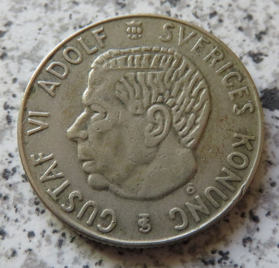  Schweden 1 Krona 1958   