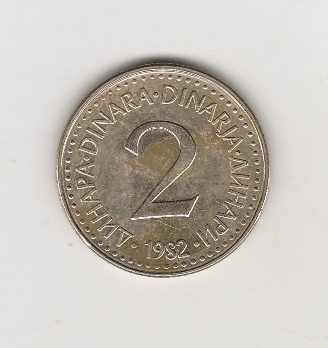  2 Dinara Jugoslawien 1982 (M973)   