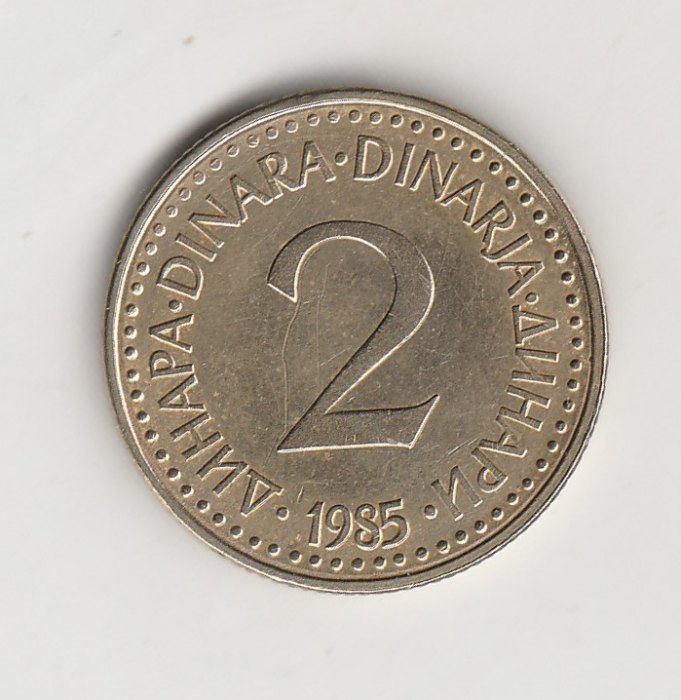  2 Dinara Jugoslawien 1985 (M974)   