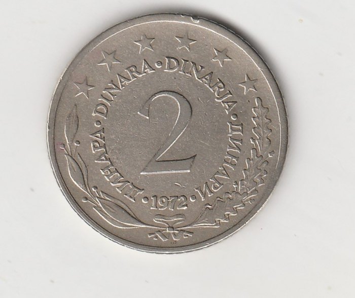  2 Dinara Jugoslawien 1972 (M977)   