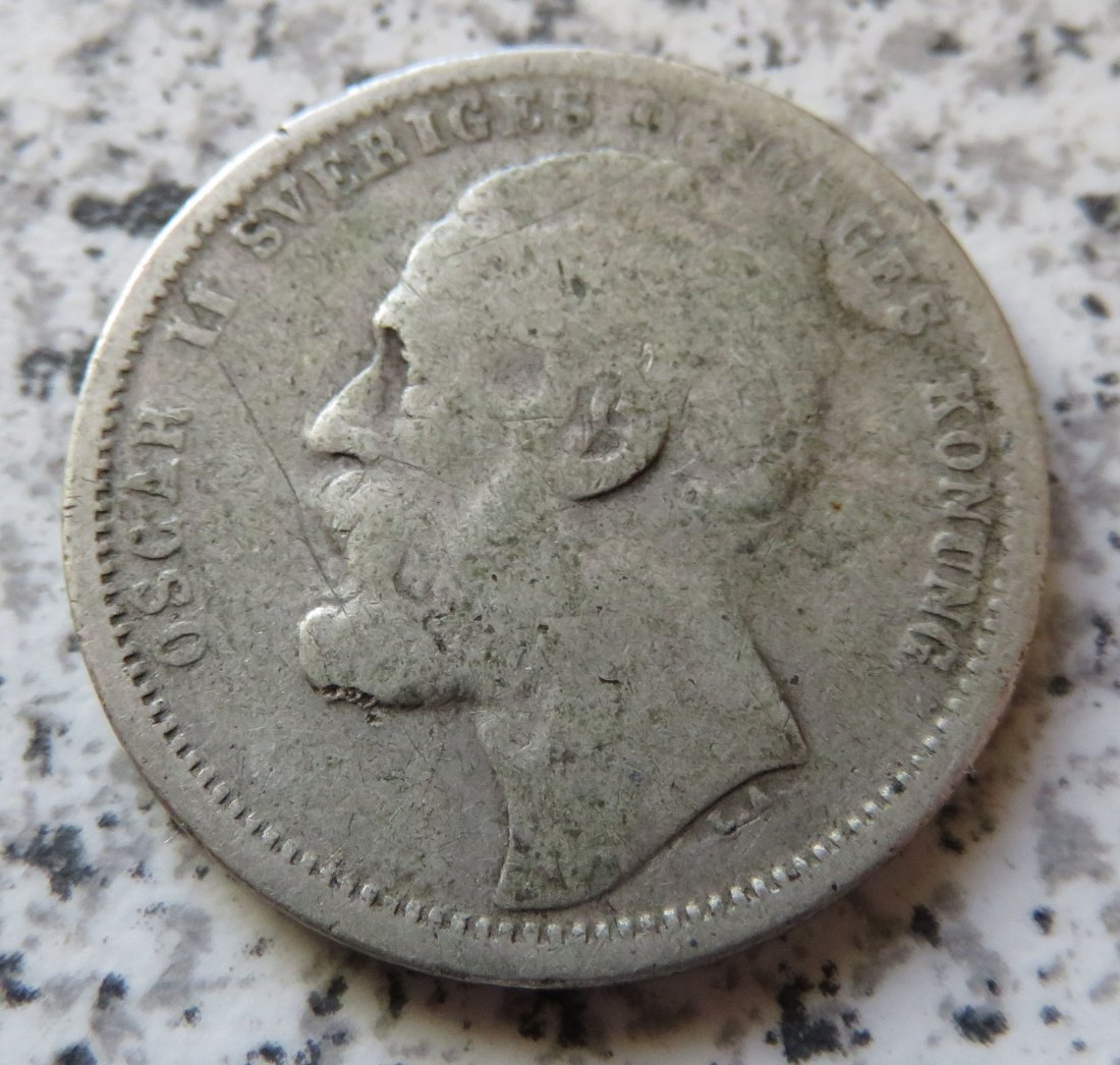  Schweden 1 Krona 1875   