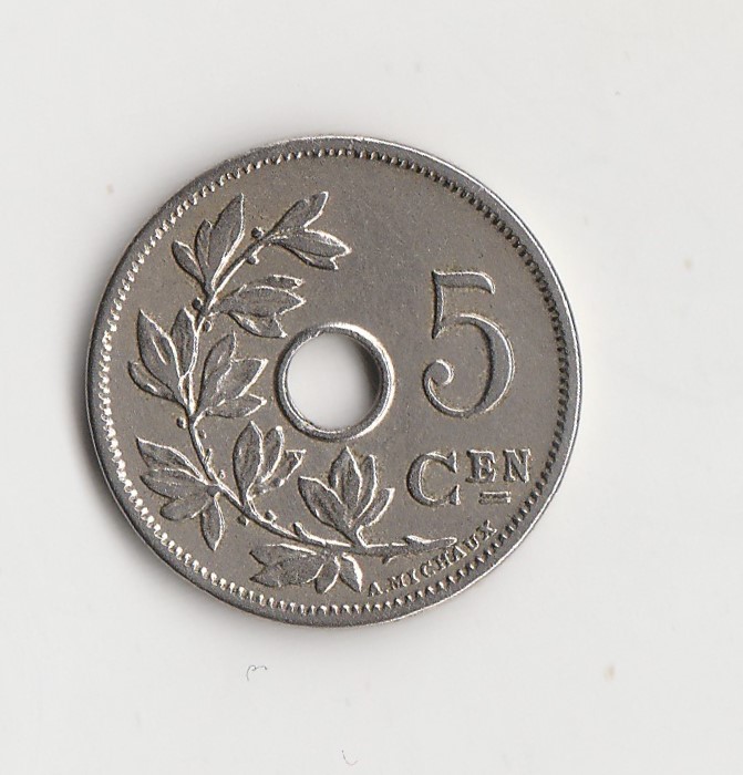 5 Centimes Belgien 1905 (M983)