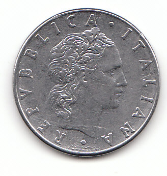  50 Lire Italien  1976 (F116)b.   