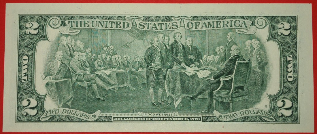 * JEFFERSON (1801-1809): USA★2 DOLLARS 2003! FREEDOM FROM BRITAIN 1976-2017!★LOW START ★ NO RESERVE!