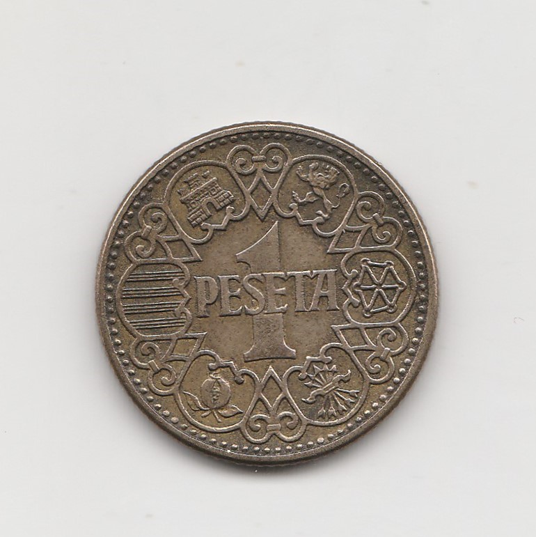 1 Peseta Spanien 1944 ( M984 )